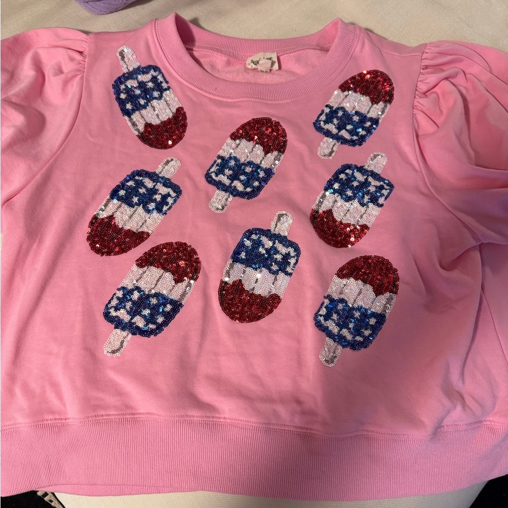Pink Sequin Popsicle Set